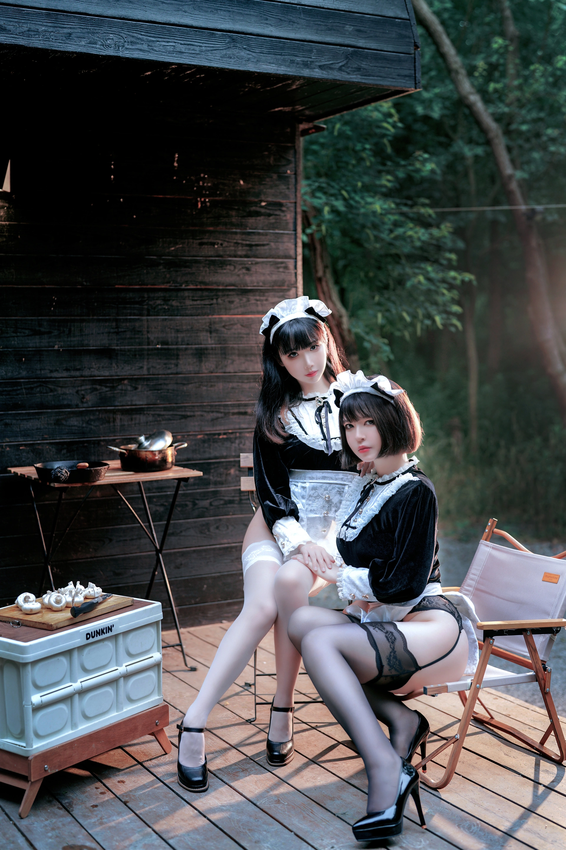 面饼仙儿 – NO.138 女仆姐妹 (半半子) 0